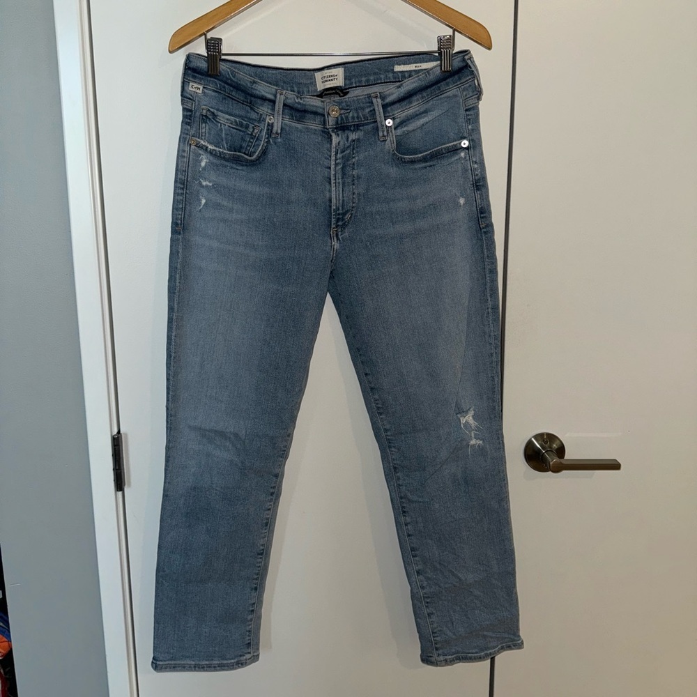 Citizens of Humanity Ella Mid-Rise Cropped Jeans